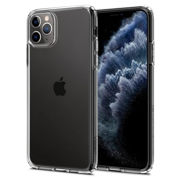 Spigen Liquid Crystal iPhone 11 Pro Max hátlap, tok, átlátszó