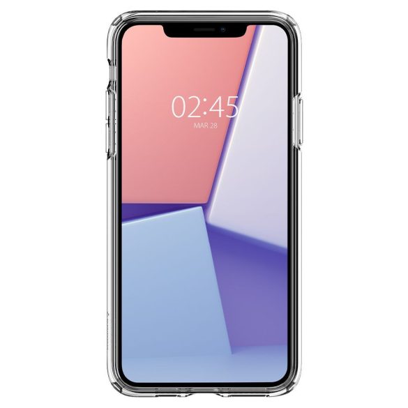 Spigen Liquid Crystal iPhone 11 Pro Max hátlap, tok, átlátszó