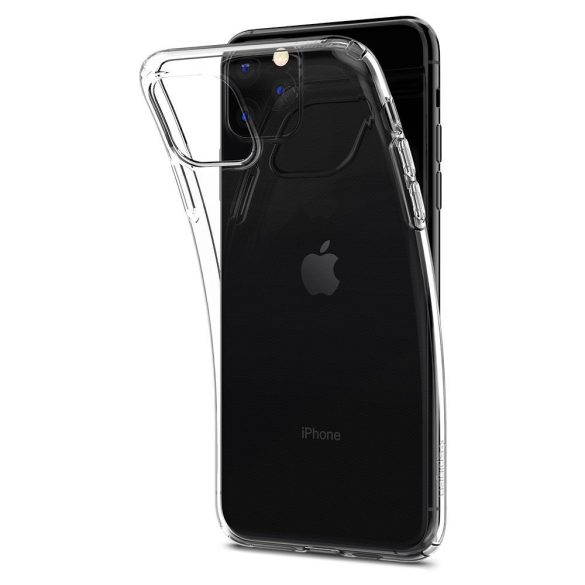 Spigen Liquid Crystal iPhone 11 Pro Max hátlap, tok, átlátszó