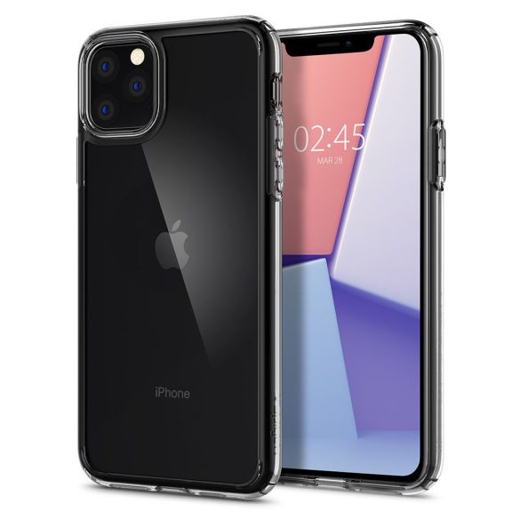 Spigen Ultra Hybrid Crystal iPhone 11 Pro Max hátlap, tok, átlátszó