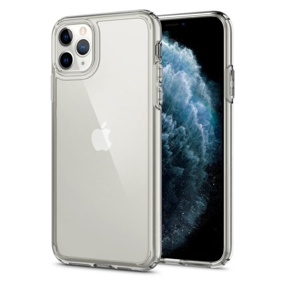 Spigen Ultra Hybrid Crystal iPhone 11 Pro Max hátlap, tok, átlátszó