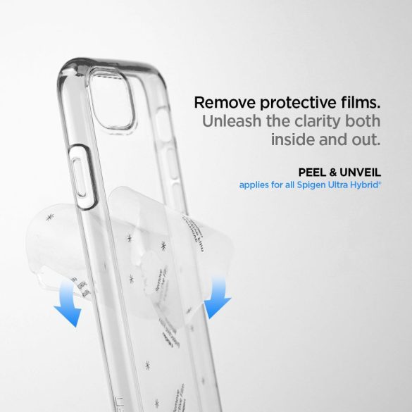 Spigen Ultra Hybrid Crystal iPhone 11 Pro Max hátlap, tok, átlátszó