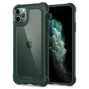 Spigen Gauntlet iPhone 11 Pro Max hátlap, tok, sötétzöld