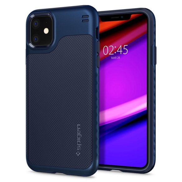 Spigen Hybrid NX iPhone 11 hátlap, tok, sötétkék