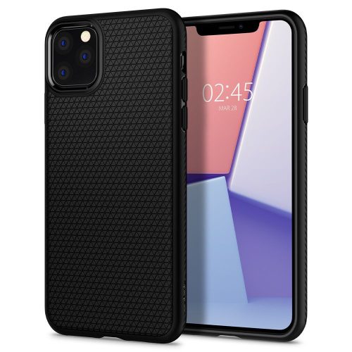 Spigen Liquid Air iPhone 11 Pro hátlap, tok, matt fekete