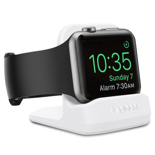 Spigen S350 Night Stand dokkoló Apple Watch 1/2/3/4, fehér