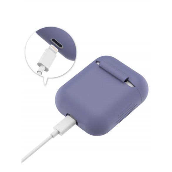 Tech-Protect Icon Apple Airpods szilikon tok, lila