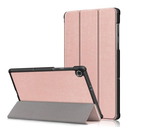 Tech-Protect Smartcase Lenovo Tab M10 Plus 10.3" (2020) TB-X606 oldalra nyíló okos tok, rozé-arany