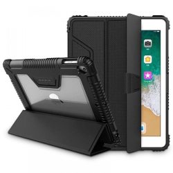   Nillkin Armor Leather iPad 7/8 10.2 (2019/2020) oldalra nyíló okos tok, fekete