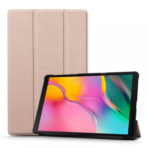 Tech-Protect Smartcase Lenovo Tab M10 10.1 (2020) TB-X306 oldalra nyíló okos tok, rozé arany