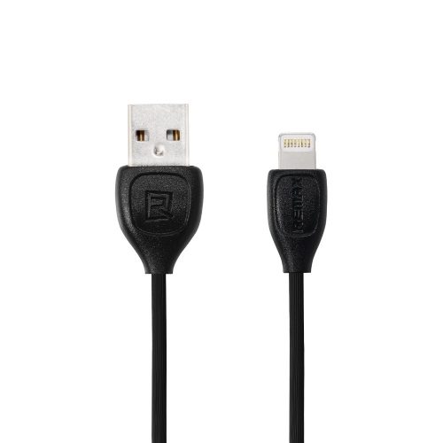 Remax RC-050i Lesu USB Lightning adat- és töltő kábel, 1 m, fekete