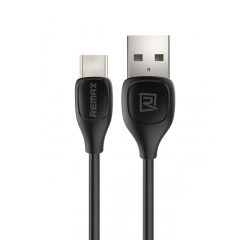   Remax Lesu RC-050a USB Type-C adat- és töltőkábel, 1m, fekete