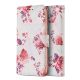 Tech-Protect Wallet Floral Samsung Galaxy A72 oldalra nyíló hátlap, tok, mintás, fehér