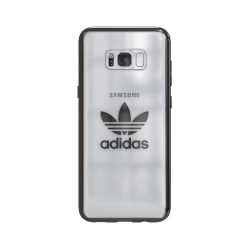 Adidas Originals Clear Samsung Galaxy S8 Plus TPU hátlap, tok, átlátszó-grafitszürke