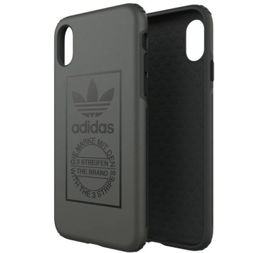 Adidas Originals Dual Layer iPhone X/Xs hátlap, tok, sötétzöld