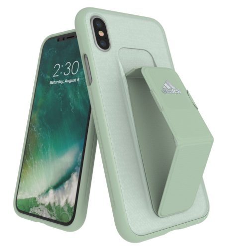 Adidas Folio Grip Case iPhone X/Xs hátlap, tok, zöld