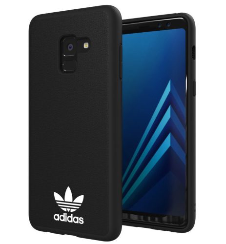 Adidas New Basics Samsung Galaxy A8 Plus (2018) hátlap, tok, fekete