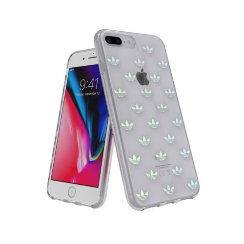 Adidas Original Clear Snap Case iPhone 6 Plus/6S Plus/7 Plus/8 Plus hátlap, tok, átlátszó-színes