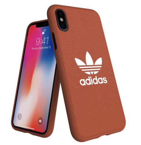 Adidas Original Adicolor iPhone X/Xs hátlap, tok, barna