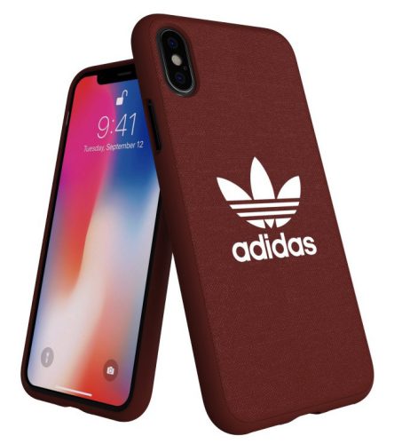 Adidas Original Adicolor iPhone X/Xs hátlap tok, bordó