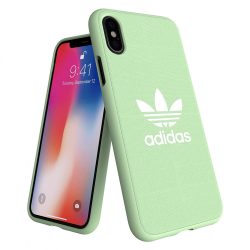   Adidas Original Canvas iPhone X/Xs hátlap, tok, világoszöld