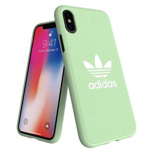 Adidas Original Canvas iPhone X/Xs hátlap, tok, világoszöld