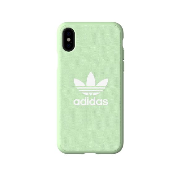 Adidas Original Canvas iPhone X/Xs hátlap, tok, világoszöld