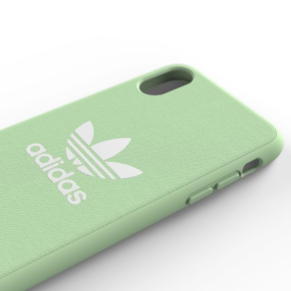 Adidas Original Canvas iPhone X/Xs hátlap, tok, világoszöld