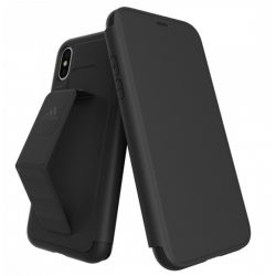   Adidas Folio Grip Case iPhone 6/7/8 oldalra nyíló tok, fekete