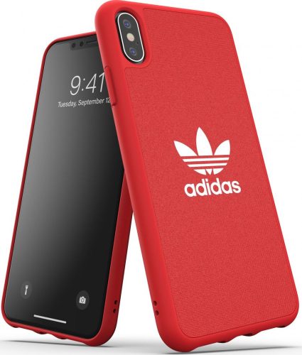 Adidas Original Moulded Case Canvas iPhone Xs Max hátlap, tok, piros