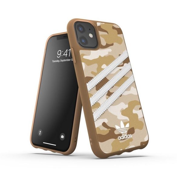 Adidas Originals Camo Samba iPhone 11 hátlap, tok, barna