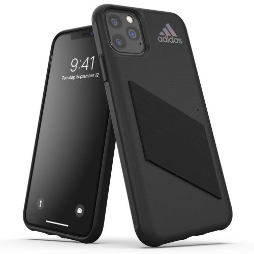 Adidas SP Lifestile Pocket Case iPhone 11 Pro Max hátlap, tok, fekete