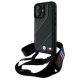 BMW BMHCP16S23PSCCK iPhone 16 6.1", tok, fekete M Edition Carbon Stripe & Strap