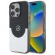 Mercedes MEHMP16X23HBIGK iPhone 16 Pro, Max 6.9" tok, fekete silver hardcase Doubel Layer BiColor MagSafe