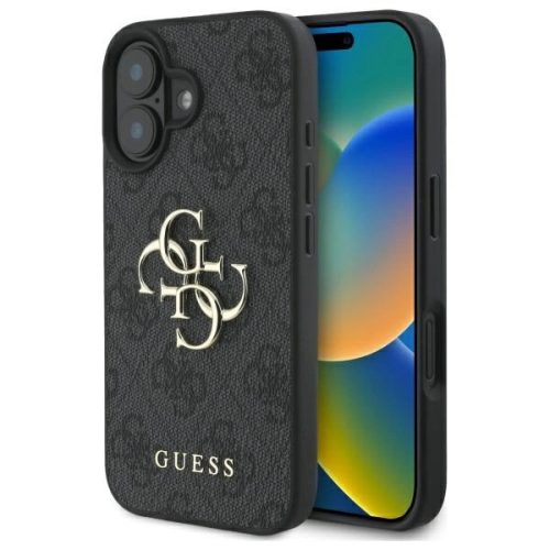 Guess GUHCP16M4GMGGR iPhone 16 Plus 6.7", tok, fekete 4G Big Logo