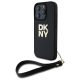 DKNY DKHCP16XPBSWSK iPhone 16 Pro Max, 6.9" tok, fekete Wrist Strap Stock Logo