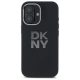 DKNY DKHCP16SSMCBSK iPhone 16 6.1", tok, fekete Liquid Silicone Metal Logo