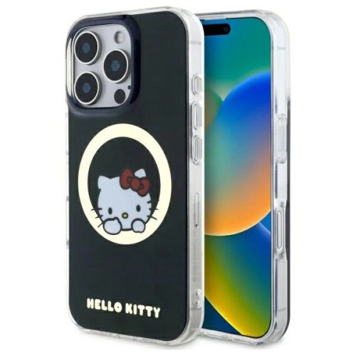 Hello Kitty HKHMP16XHSWKK iPhone 16 Pro Max 6,9" tok, fekete IML Sweet Kitty Magsafe