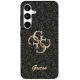 Guess Fixed Glitter Big 4G Metal LogoSamsung Galaxy S25 Ultra tok, fekete