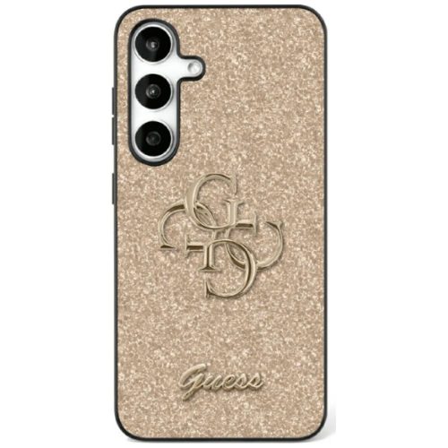 Guess Fixed Glitter Big 4G Metal LogoSamsung Galaxy S25 Ultra tok, arany