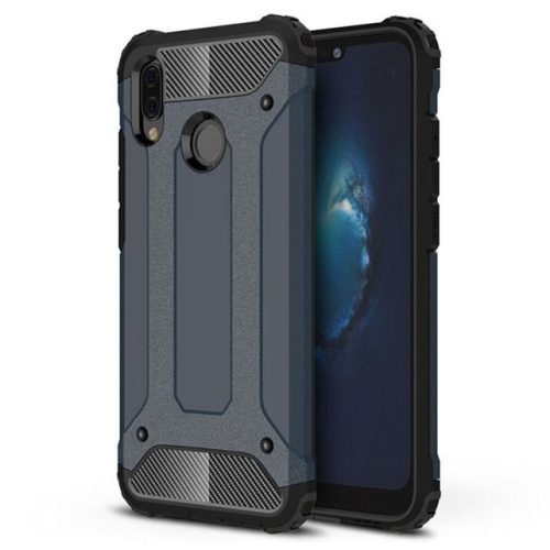 Hybrid Armor Tough Rugged Huawei P20 Lite ütésálló hátlap, tok, kék