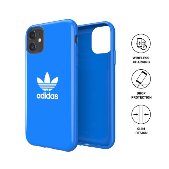 Adidas Original Snap Case Trefoil iPhone 11 hátlap, tok, kék