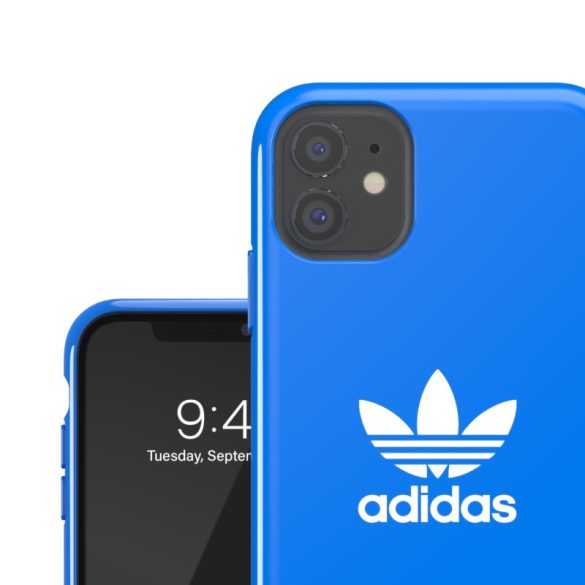 Adidas Original Snap Case Trefoil iPhone 11 hátlap, tok, kék