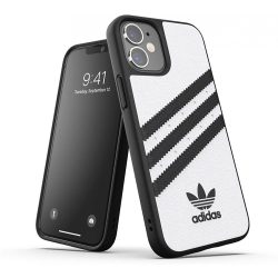   Adidas Original Moulded Case iPhone 12 Mini hátlap, tok, fehér-fekete