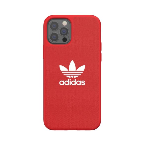 Adidas Original Adicolor iPhone 12/12 Pro hátlap, tok, piros