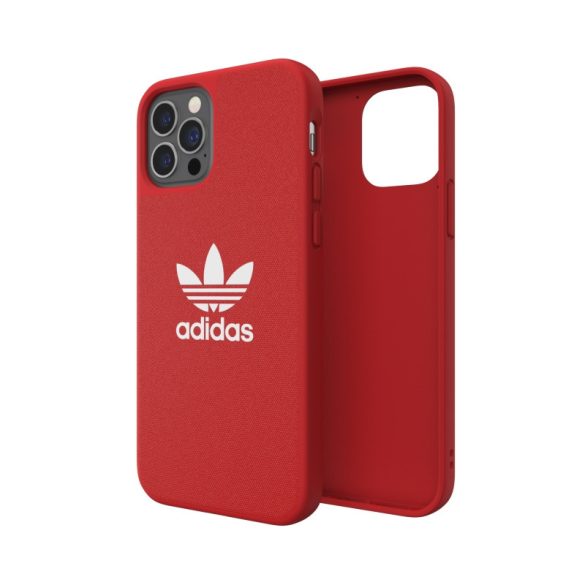 Adidas Original Adicolor iPhone 12/12 Pro hátlap, tok, piros