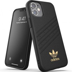   Adidas Original Moulded Case Premium iPhone 12 Mini hátlap, tok, fekete