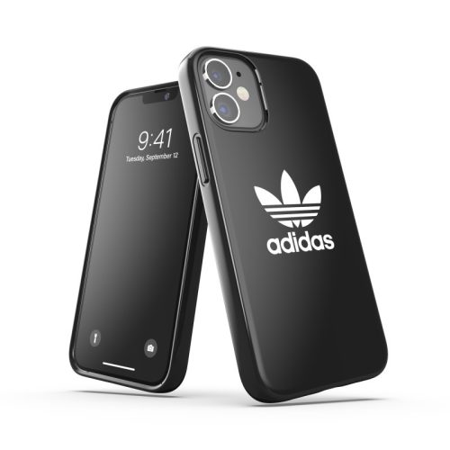 Adidas Original Snap Case Trefoil iPhone 12 Mini hátlap, tok, fekete