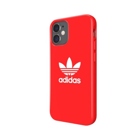 Adidas Original Snap Case Trefoil iPhone 12 Mini hátlap, tok, piros