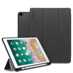   Ringke Smart Case iPad 9.7 2017/2018 kitámasztóval és alvó funkcióval, fekete